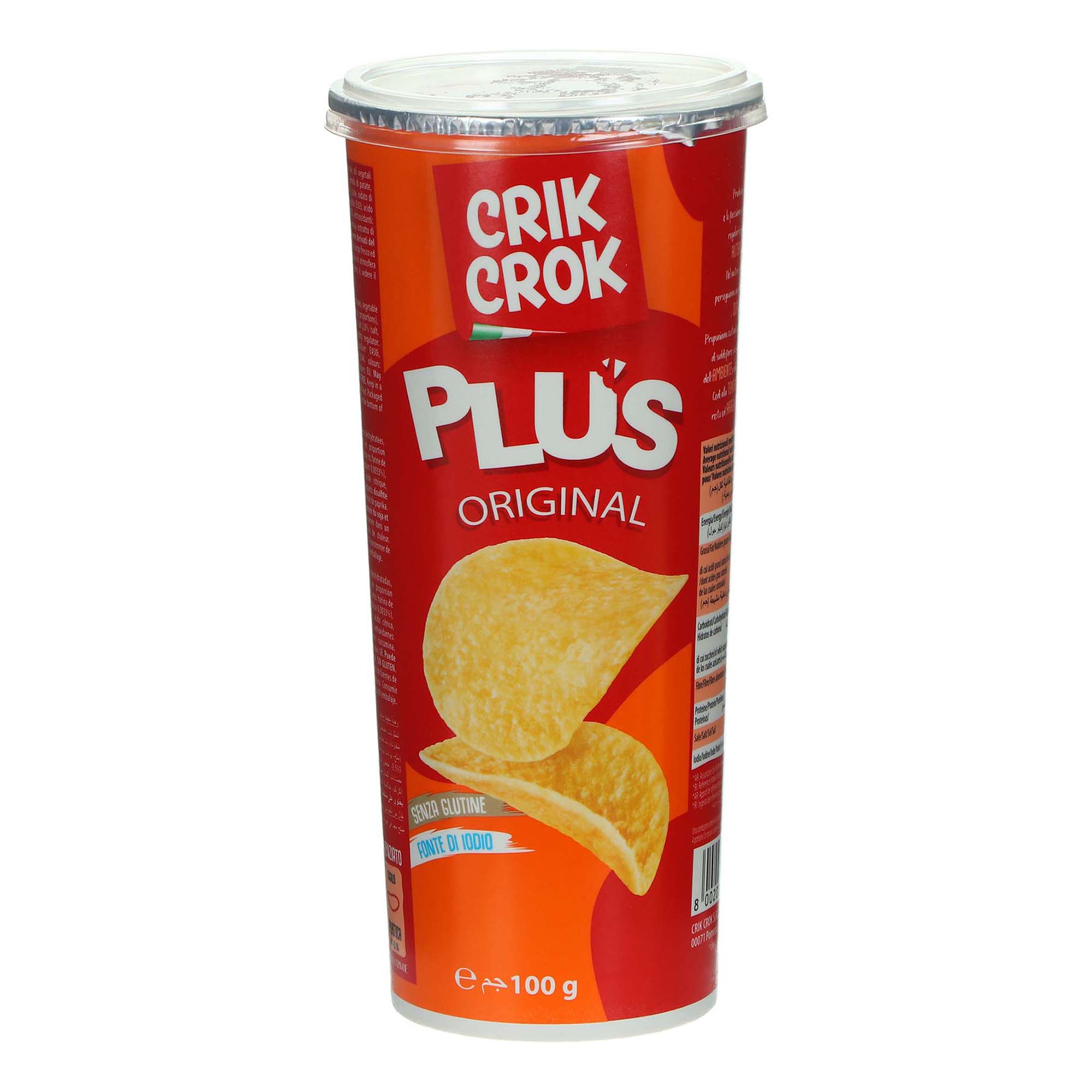 

Чипсы картофельные Crik Crok Plus Original 100 г