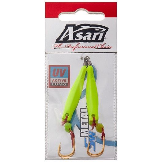 

Приманка Asari Banana Lite #15гр 60 Fluo Yellow, Желтый