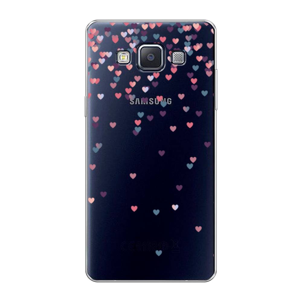 

Чехол на Samsung Galaxy A5 "Посыпка сердечки", Розовый;фиолетовый, 20450-3