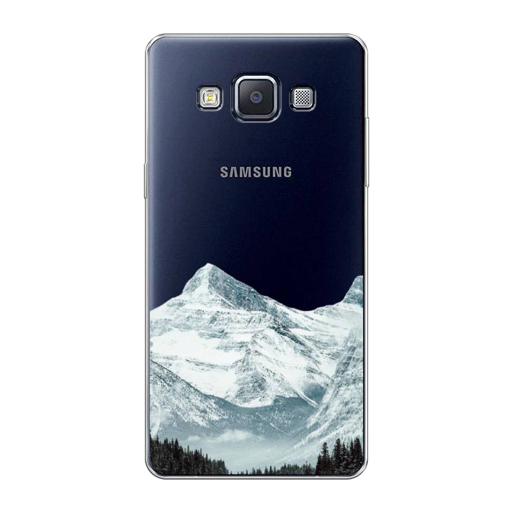 

Чехол на Samsung Galaxy A5 "Горы арт 1", Белый;зеленый, 20450-2