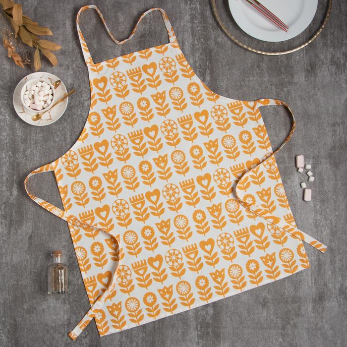 

Фартук Этель Yellow garden 60х70см, 100% хл, саржа 190 г/м2, Этель: Hygge