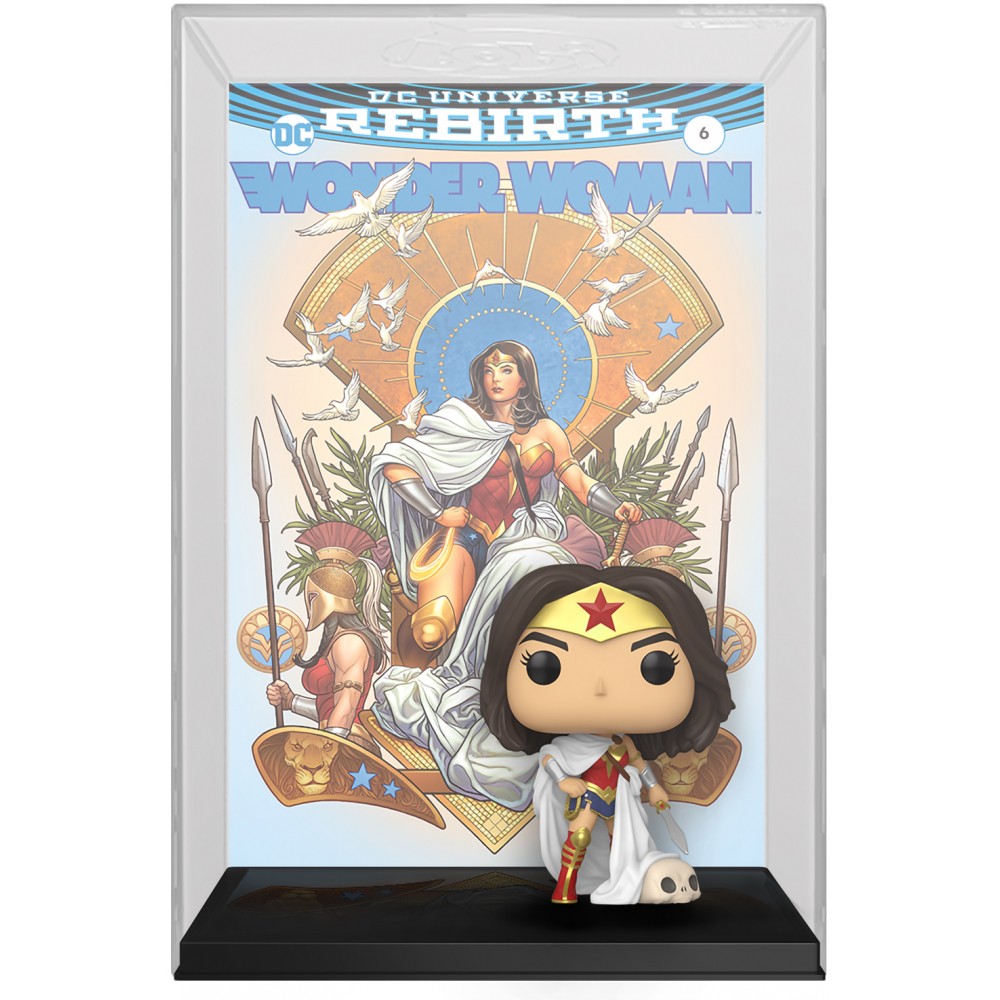 фото Фигурка funko pop! comic cover dc wonder woman 80th wonder woman (rebirth) on throne 55010