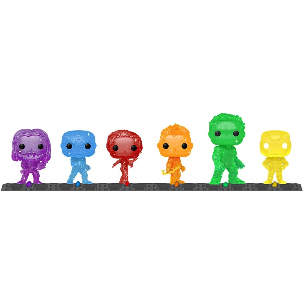 Фигурка Funko POP! Art Series Bobble Marvel Infinity Saga Avengers with Base Exc 6PK 57619