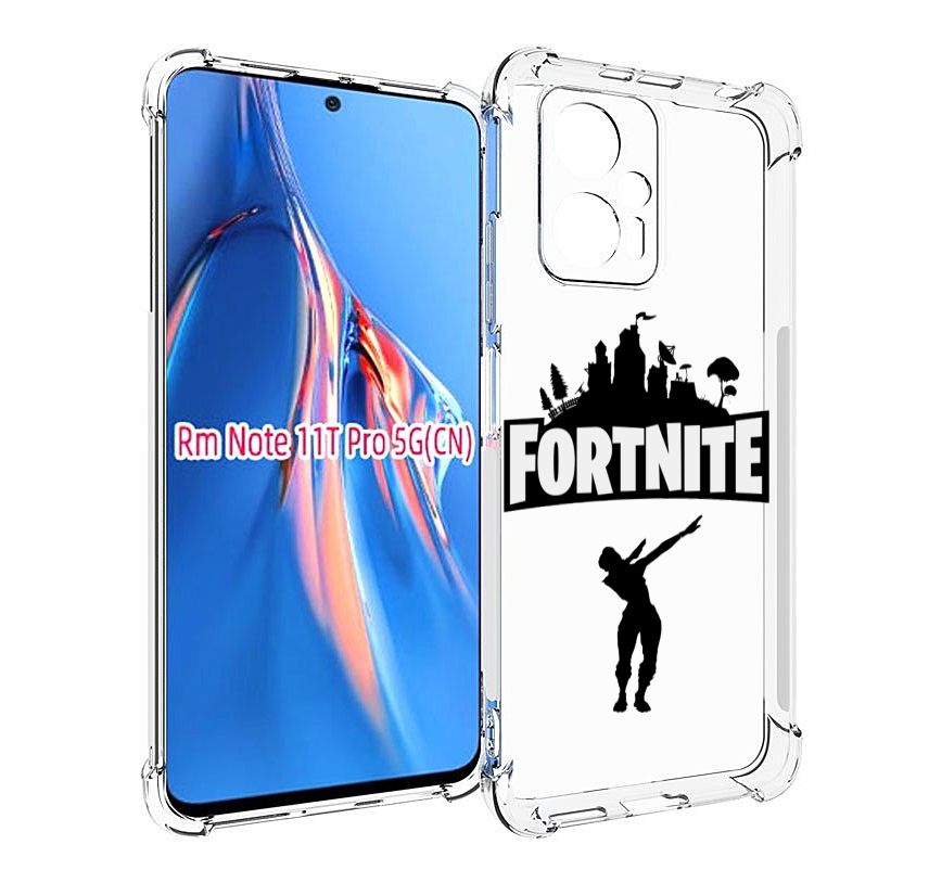 

Чехол MyPads fortnite-2 для Xiaomi Redmi Note 11T Pro / 11T Pro Plus / Poco X4 GT проти..., Прозрачный, Tocco