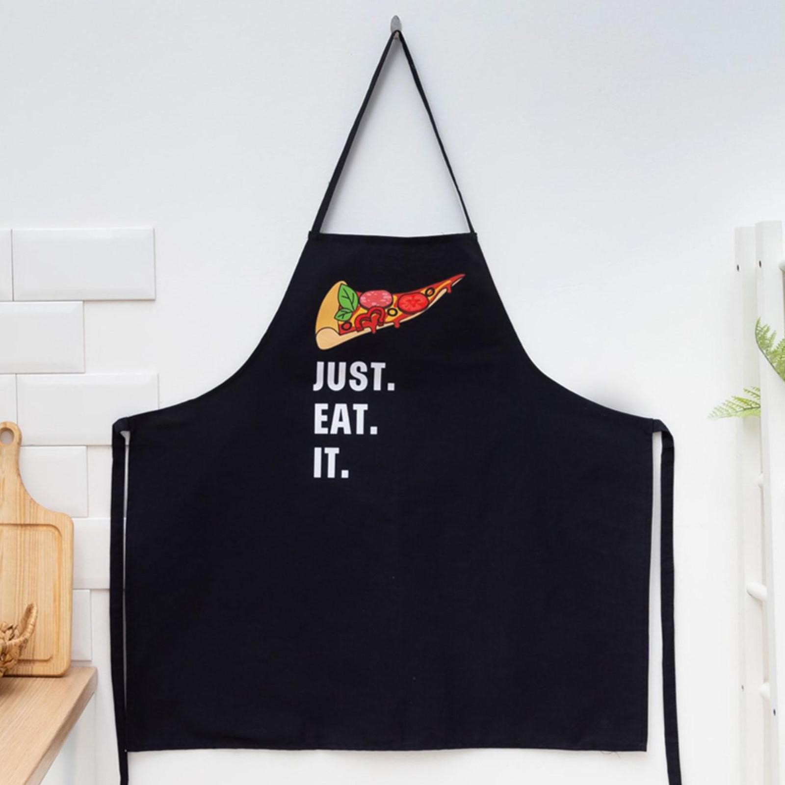

Фартук Этель Just eat it 73х71 см, 100% хл, саржа 190 г/м2, Черный, Мужские фартуки