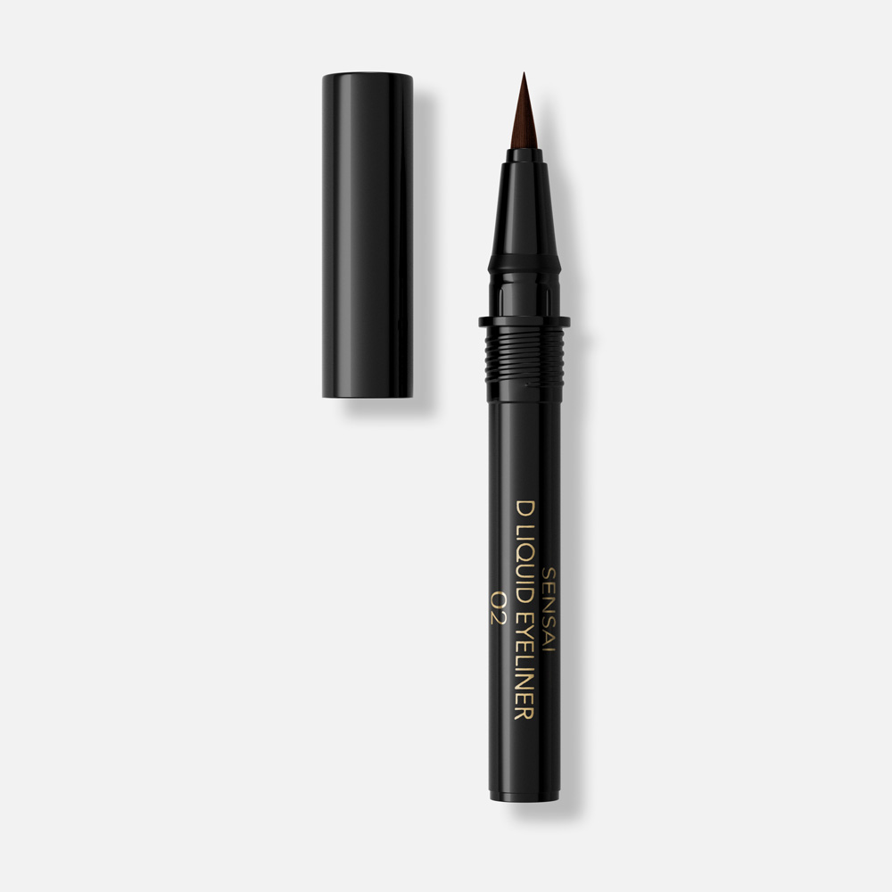 Подводка для глаз Sensai Designing Liquid Eyeliner 02 Deep Brown, сменный блок, 0,6 мл