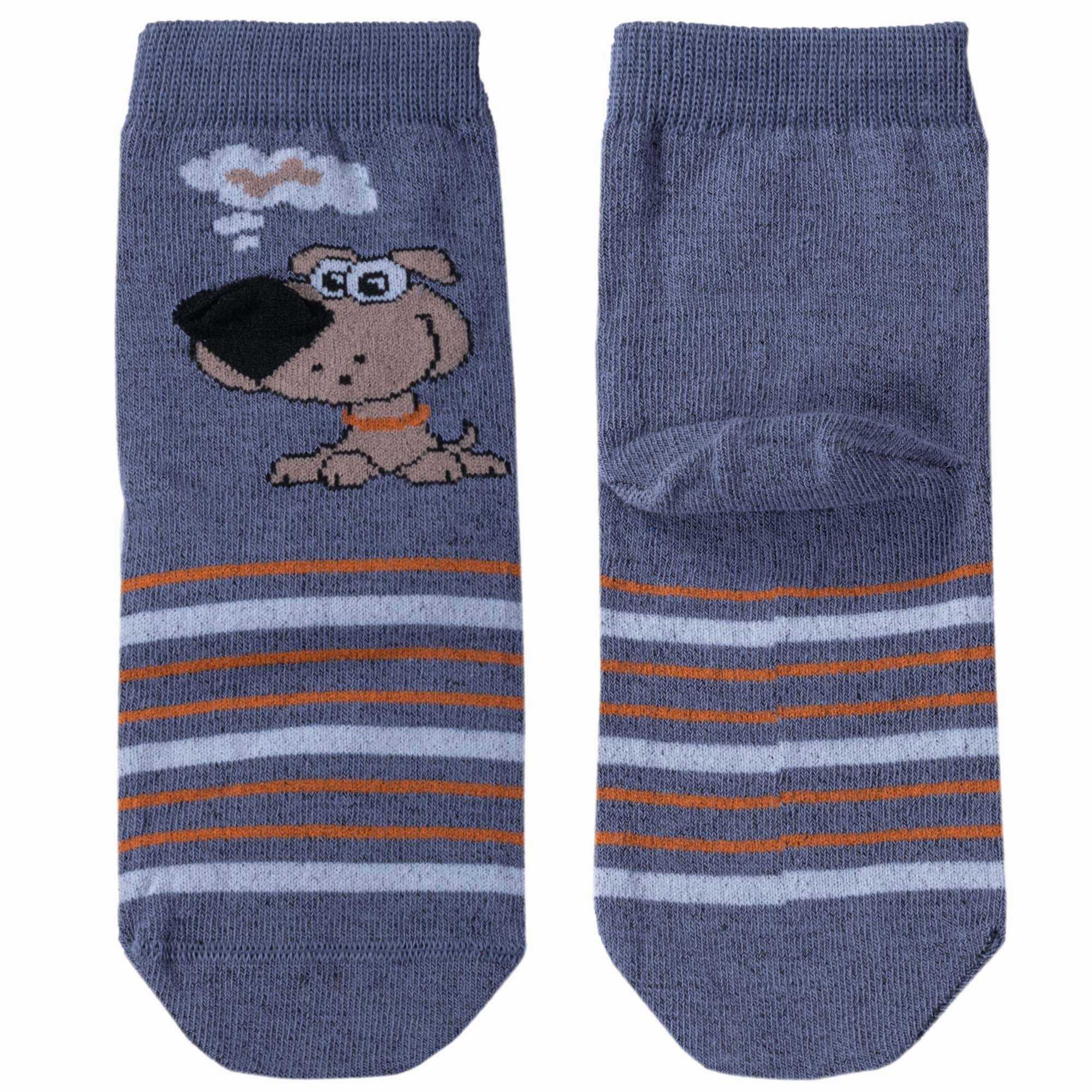 Носки детские НАШЕ 222С11, антрацит, 14-16