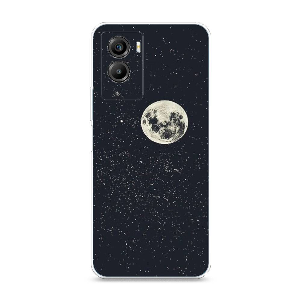 

Чехол на Vivo Y55s 5G "Полнолуние", Красный, 266150-2