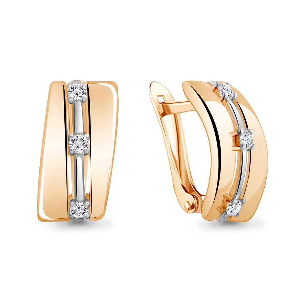 

Серьги из серебра с фианитом Aquamarine Aquamarine 49014А_925_з, 49014А_925_з