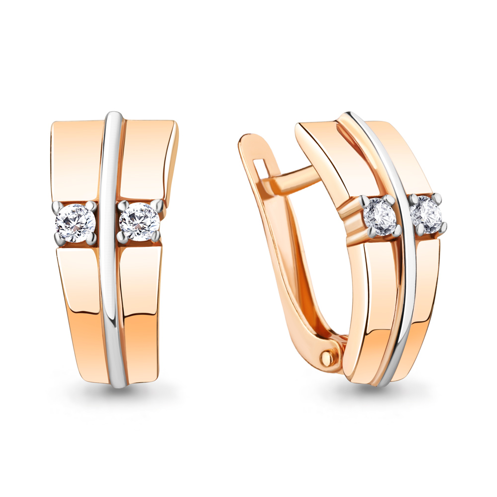 

Серьги из серебра с фианитом Aquamarine Aquamarine 49013А_925_з, 49013А_925_з