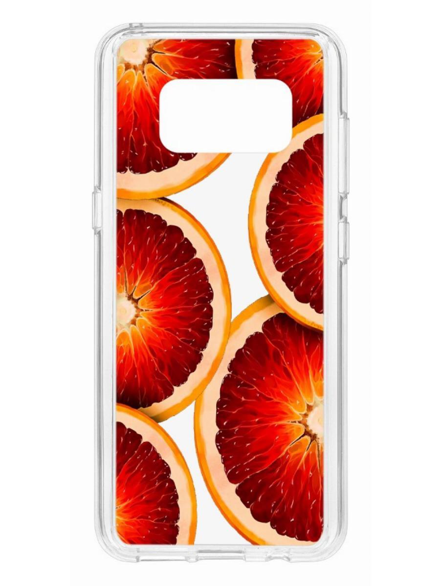 фото Чехол на samsung galaxy s8 kruche print orange кruче