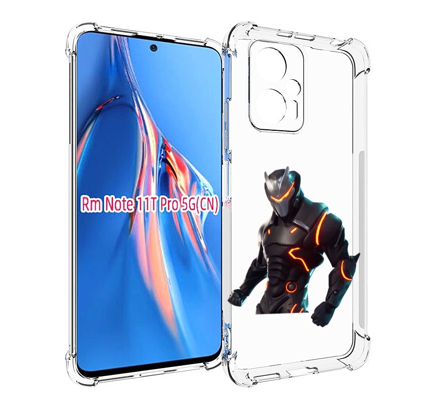 

Чехол MyPads fortnite-1 для Xiaomi Redmi Note 11T Pro / 11T Pro Plus / Poco X4 GT проти..., Прозрачный, Tocco