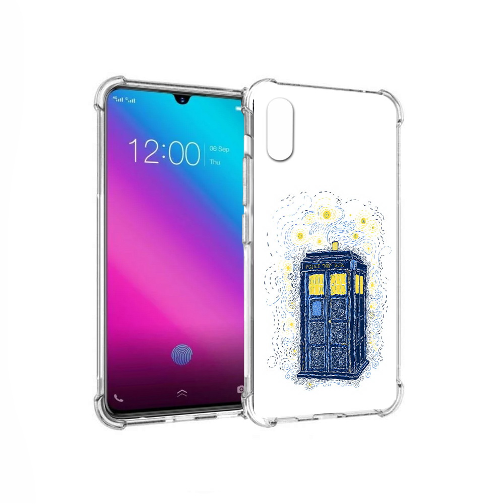 

Чехол MyPads Tocco для Vivo V11 будка рисунок (PT117900.427.249), Прозрачный, Tocco