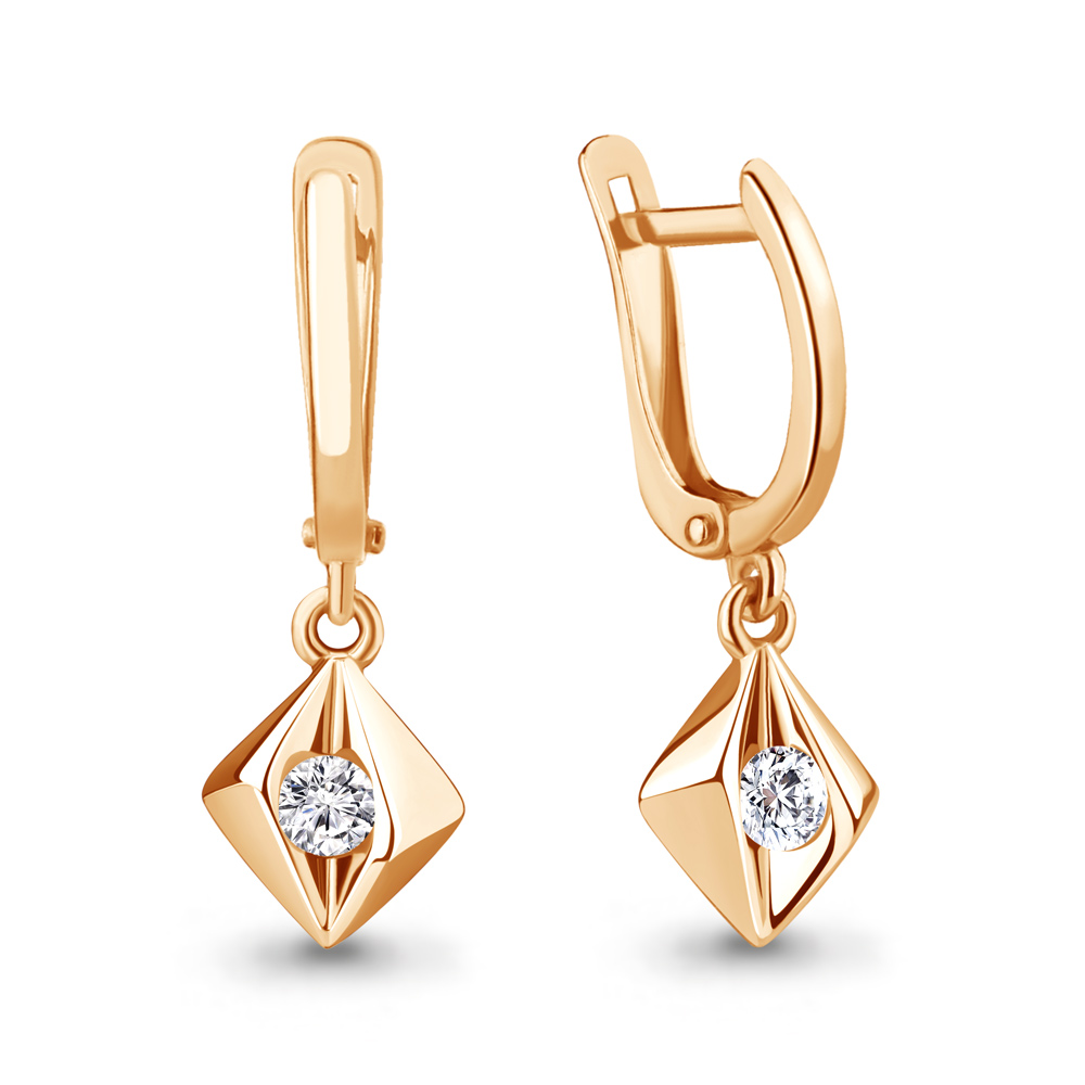 

Серьги из серебра с фианитом Aquamarine Aquamarine 48981_925_з, 48981_925_з