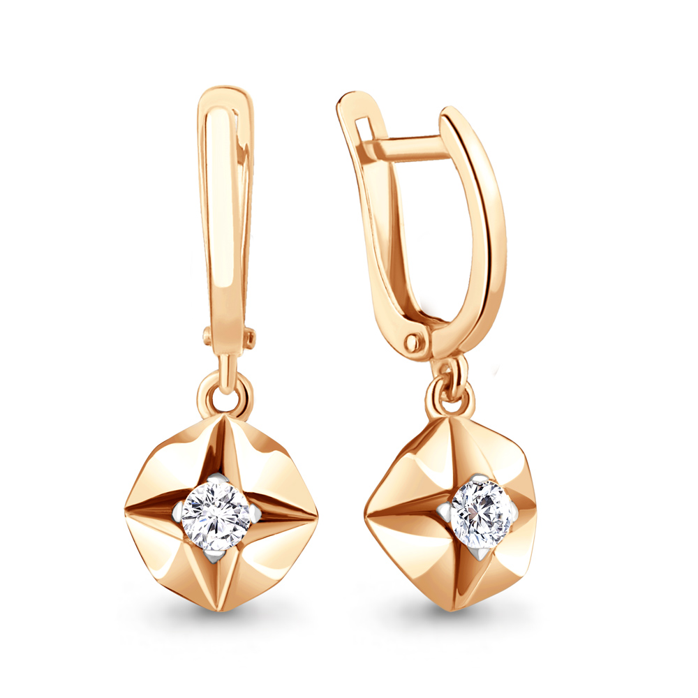 

Серьги из серебра с фианитом Aquamarine Aquamarine 48979_925_з, 48979_925_з