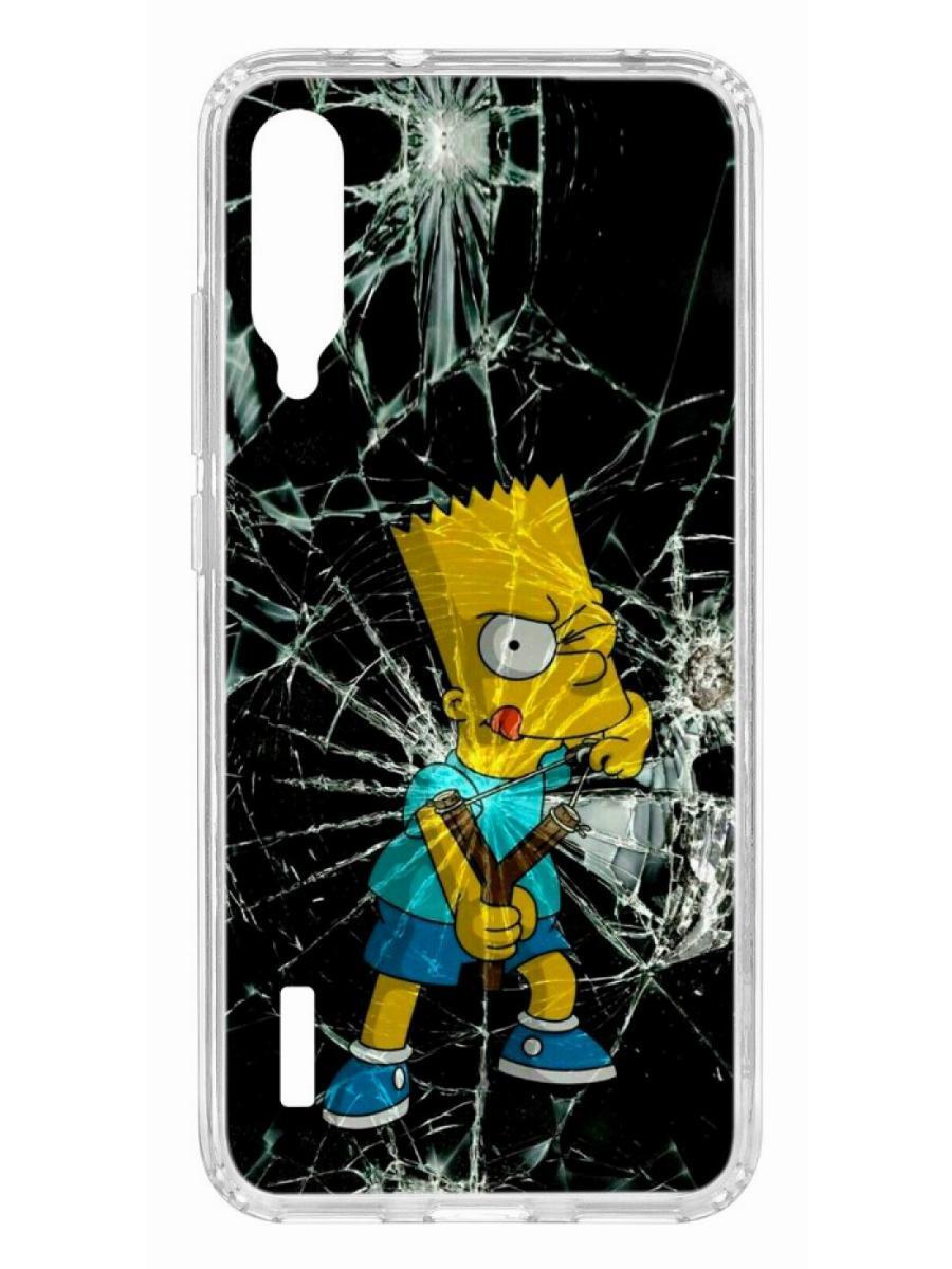 фото Чехол на xiaomi mi a3 kruche print барт симпсон кruче