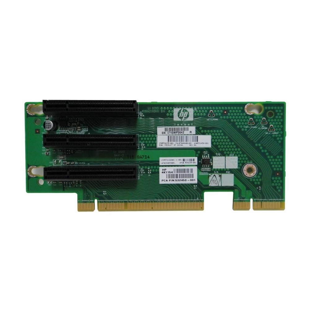 

Плата расширения HP DL180 G6 3 SLOT X8 FULL HEIGHT PCI-E RISER KIT (534235-001)