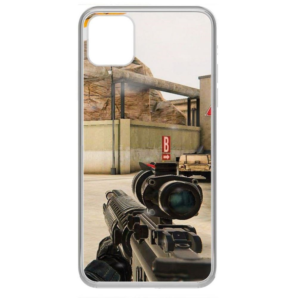 

Чехол-накладка Krutoff Standoff 2 - Оптика для iPhone 11 Pro Max, Прозрачный