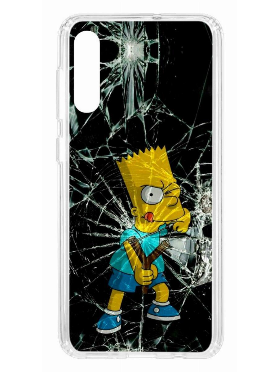 Чехол на Samsung Galaxy A50 2019 Kruche Print Барт Симпсон