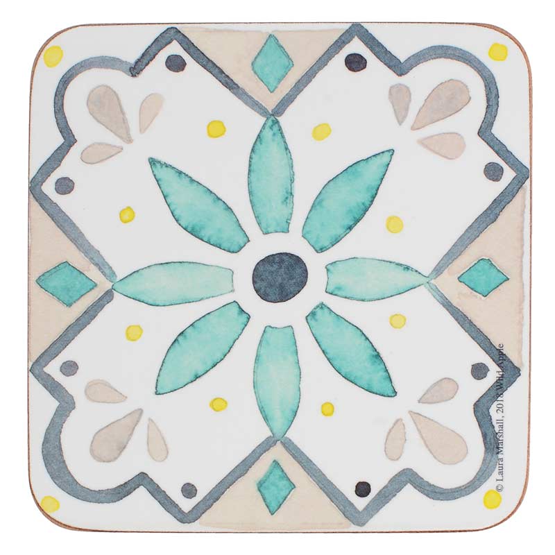 

Набор подставок под горячее Creative Tops Green Tile 10,5x10,5см, 6шт