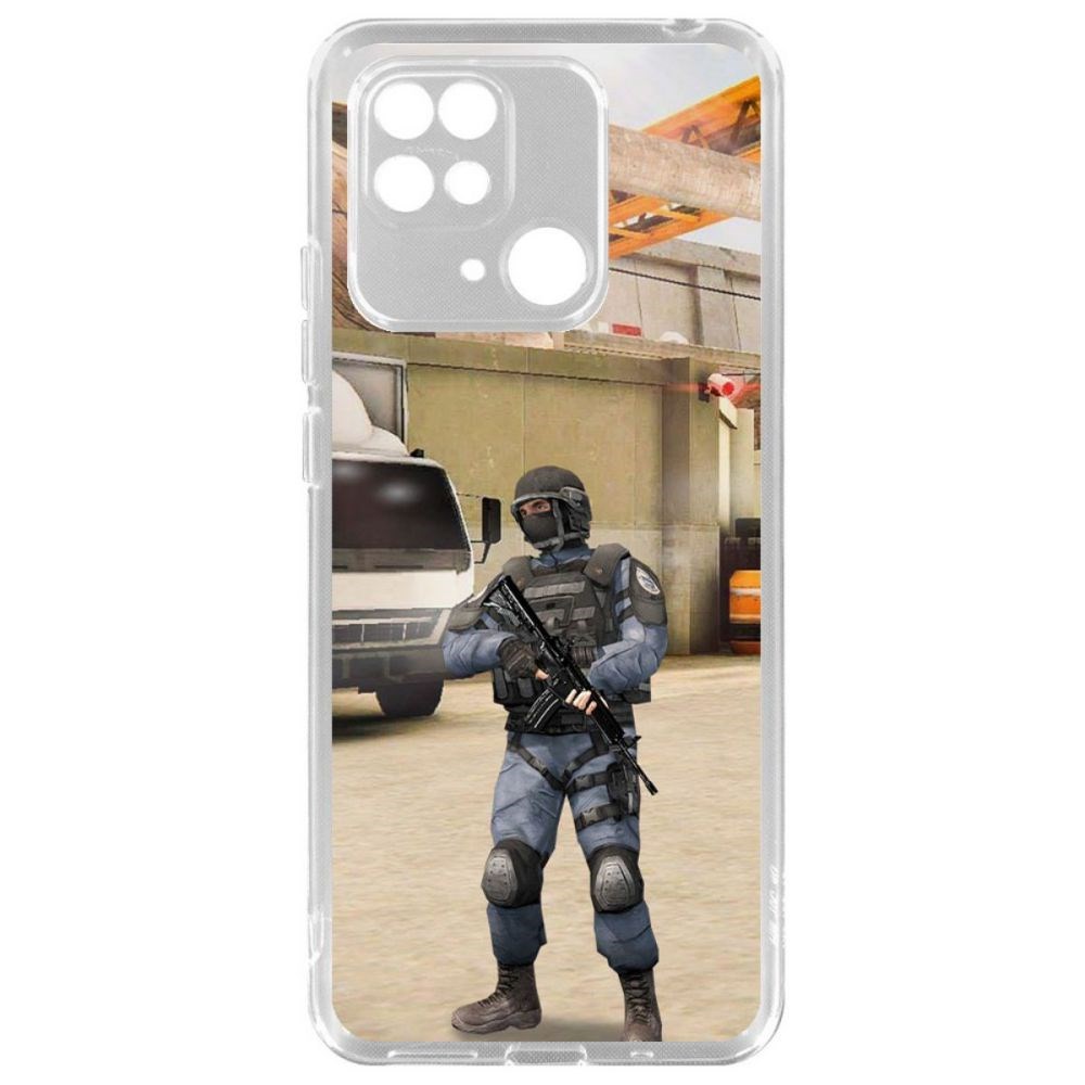 Чехол-накладка Krutoff Standoff 2 - GIGN для Xiaomi Redmi 10C