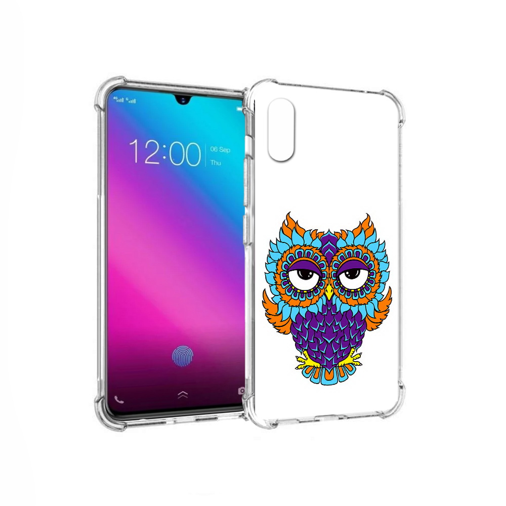 

Чехол MyPads Tocco для Vivo V11 Цветная сова (PT117900.427.198), Прозрачный, Tocco