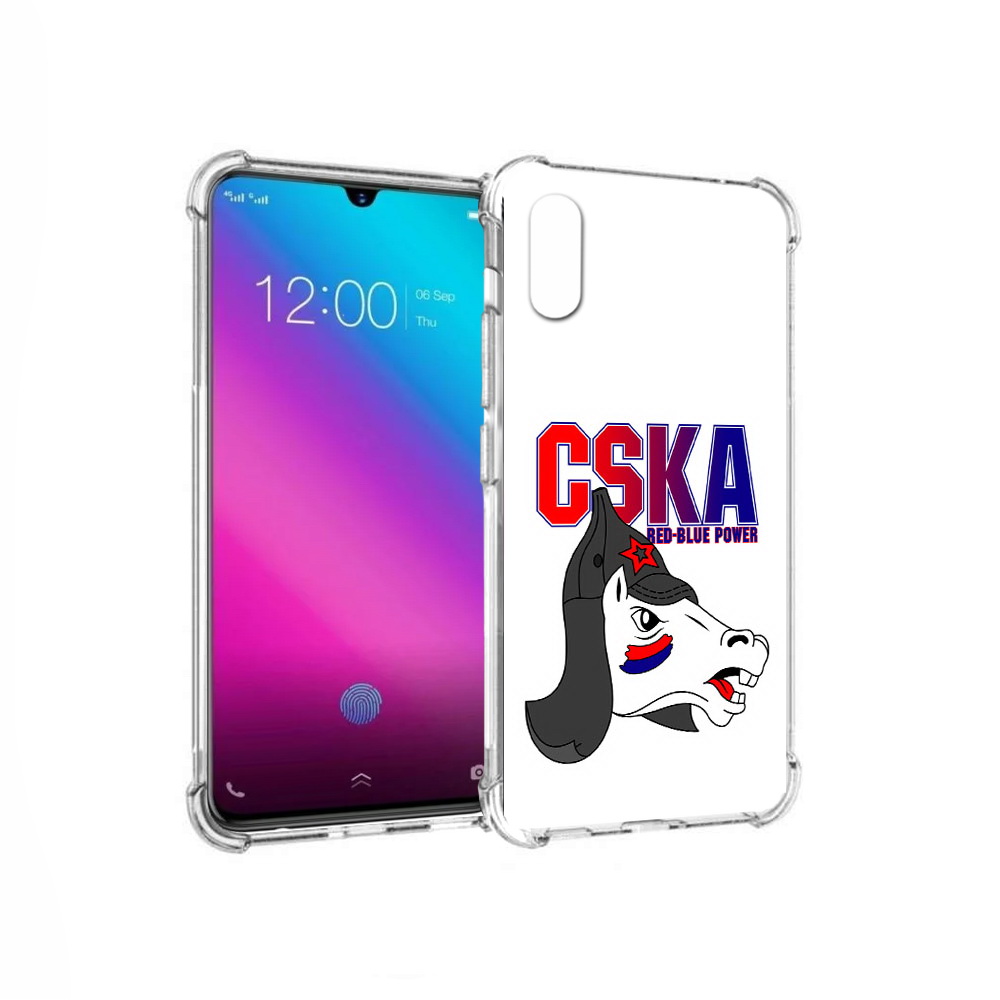

Чехол MyPads Tocco для Vivo V11 ФК ЦСК лошадка россия (PT117900.427.179), Прозрачный, Tocco