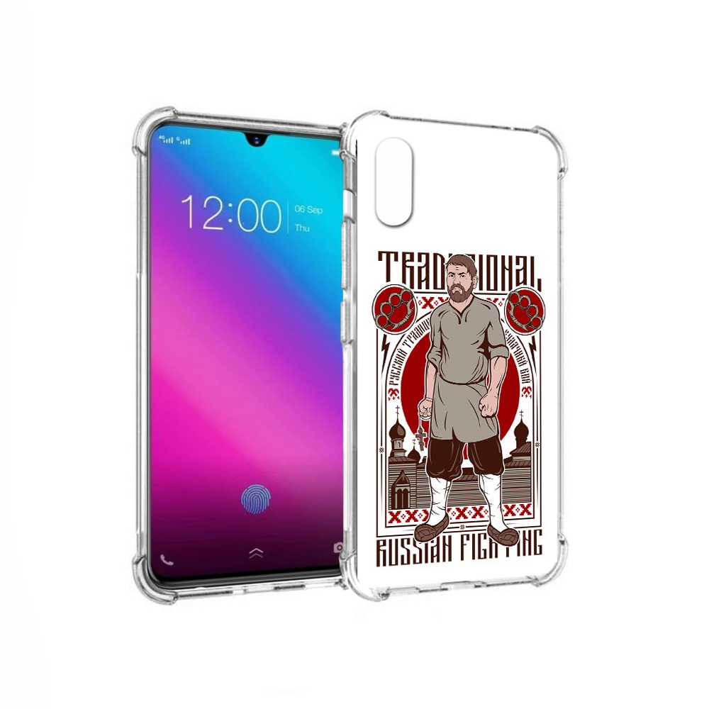 

Чехол MyPads Tocco для Vivo V11 Традициональный мужчина (PT117900.427.173), Прозрачный, Tocco