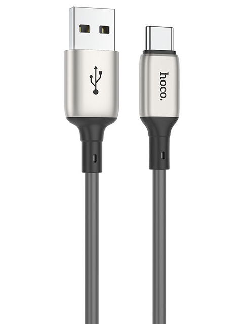 

Аксессуар Hoco X66 USB - Type-C 1m Grey, Серый, X66