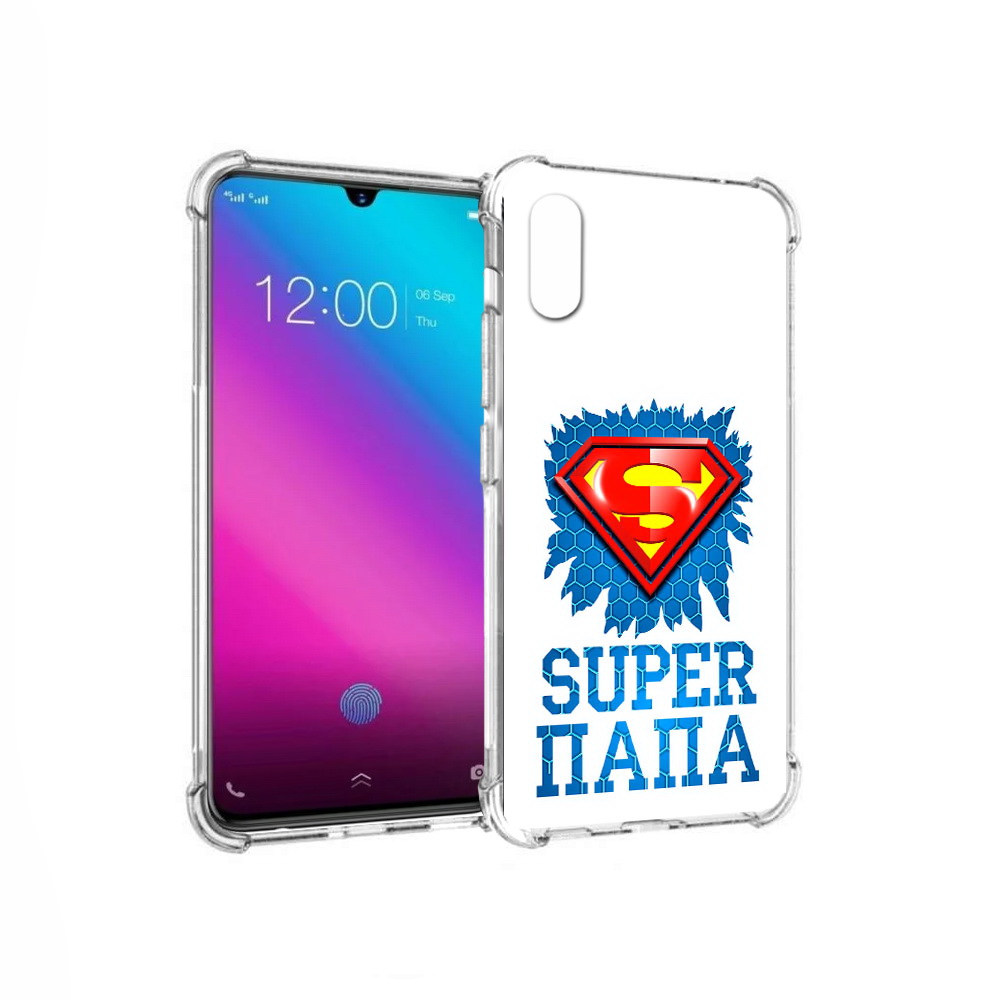 

Чехол MyPads Tocco для Vivo V11 Супер Папа (PT117900.427.165), Прозрачный, Tocco