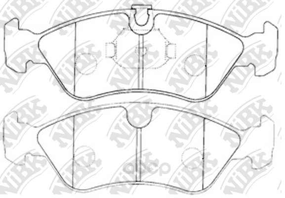 

Колодки тормозные opel vectra a/b/daewoo espero 91-99 передние pn0031