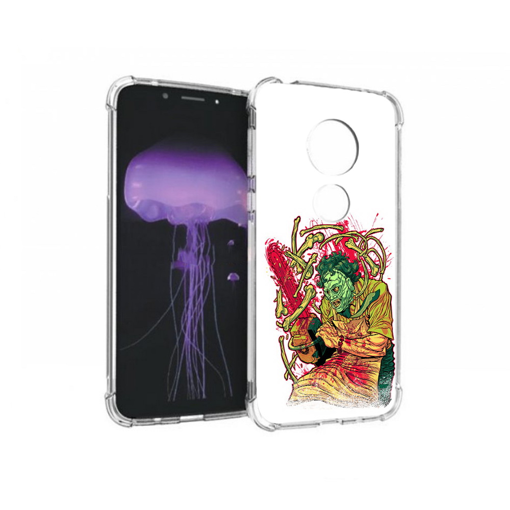 

Чехол MyPads Tocco для Motorola Moto G7 яркий мясник (PT123662.354.711), Прозрачный, Tocco