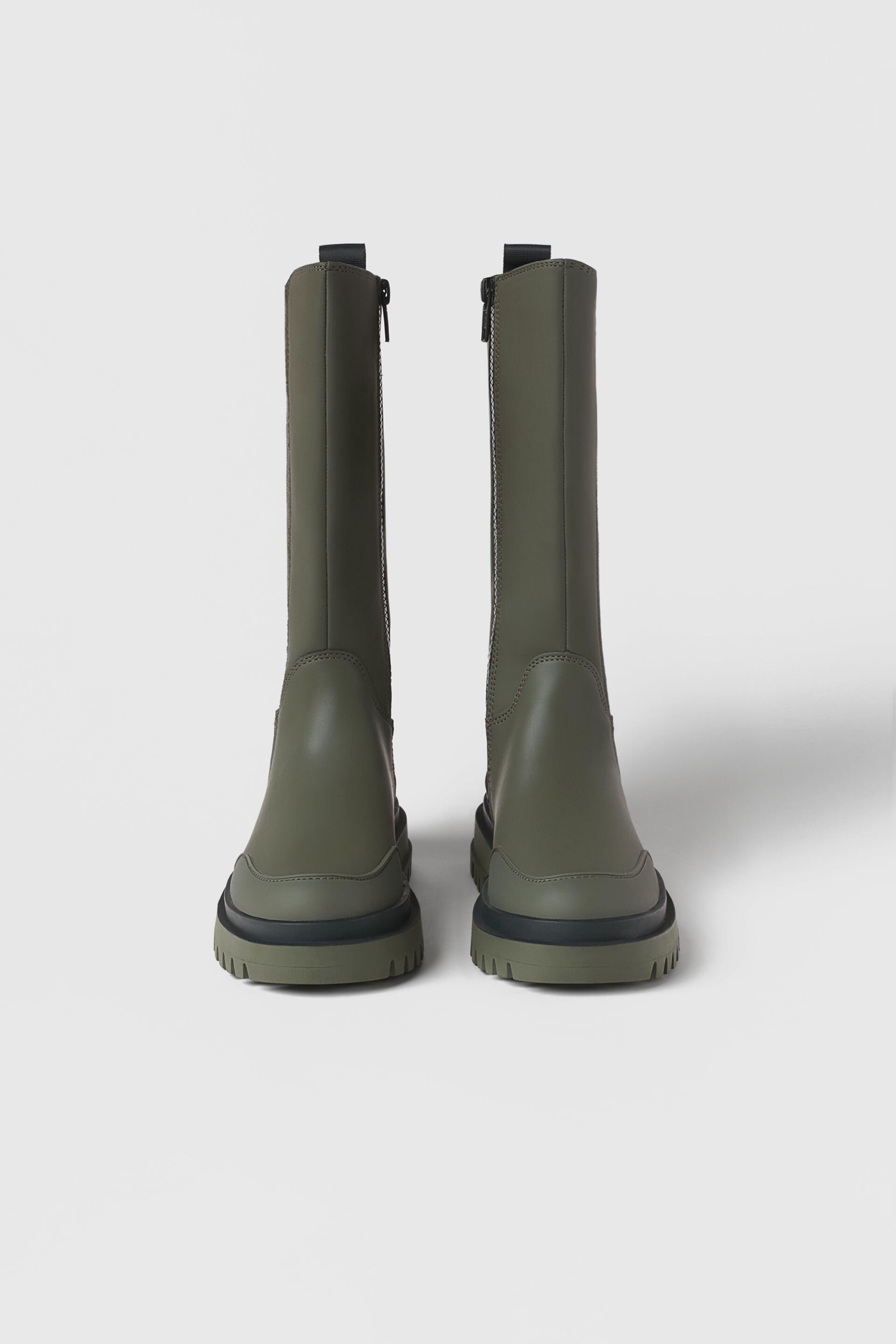 

Сапоги ZARA 1200503003034, зеленый, 34 (доставка из-за рубежа), 12005030030