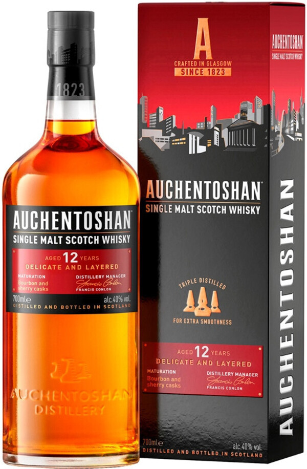 

Виски Auchentoshan односолодовый 12 лет 40% 700 мл Шотландия