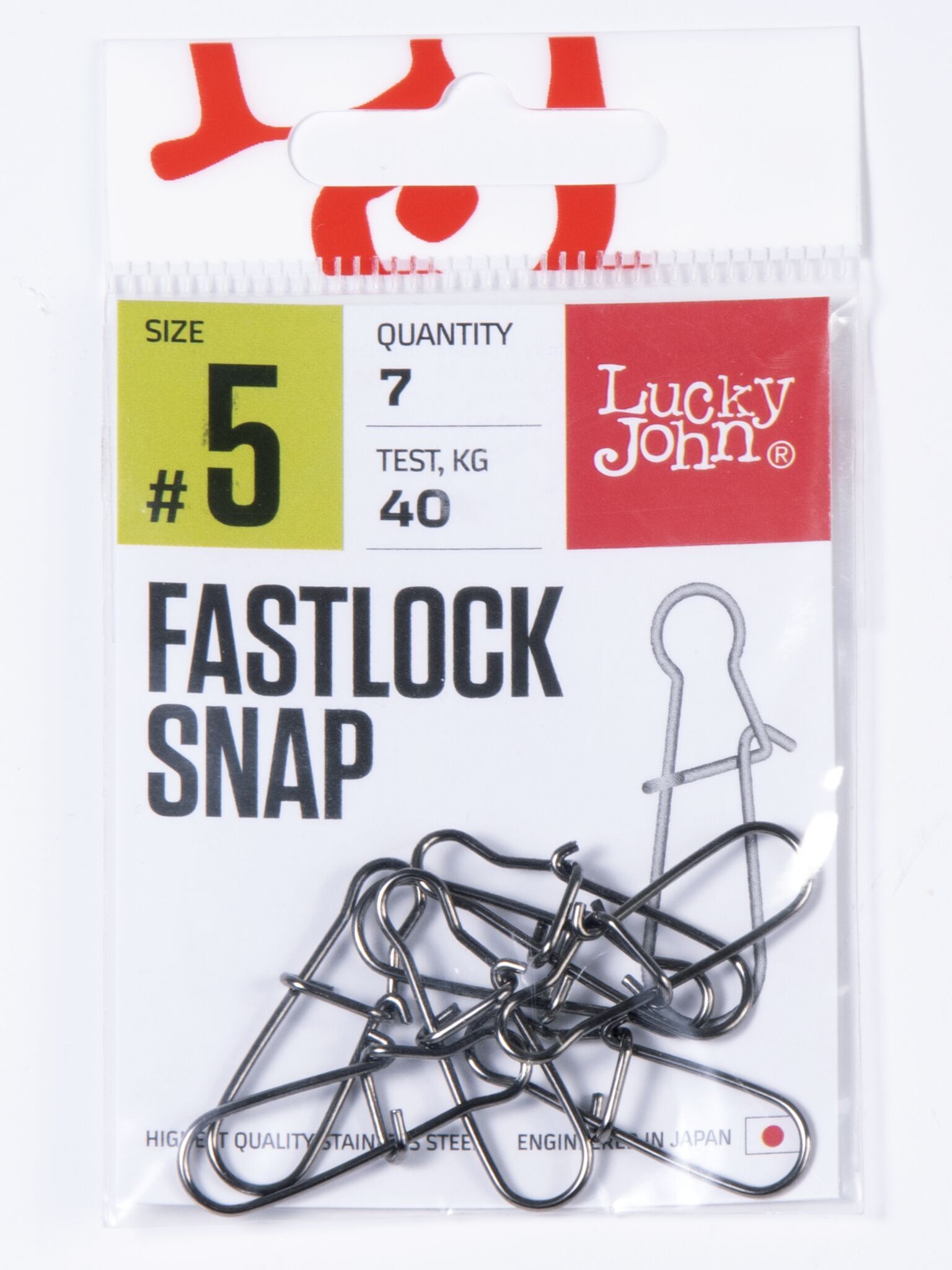 Застежки LJ Pro Series FASTLOCK SNAP 5 40кг 7шт 245₽