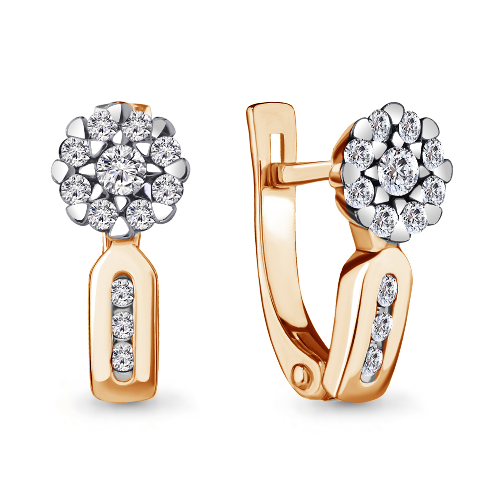 

Серьги из красного золота с бриллиантом Aquamarine Aquamarine 942415к_585_кз, 942415к_585_кз