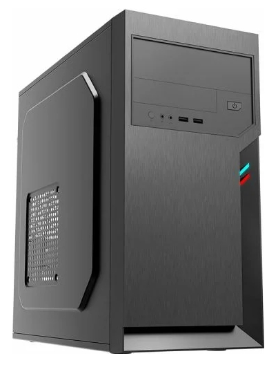 Корпус компьютерный Foxline FL-702 Black