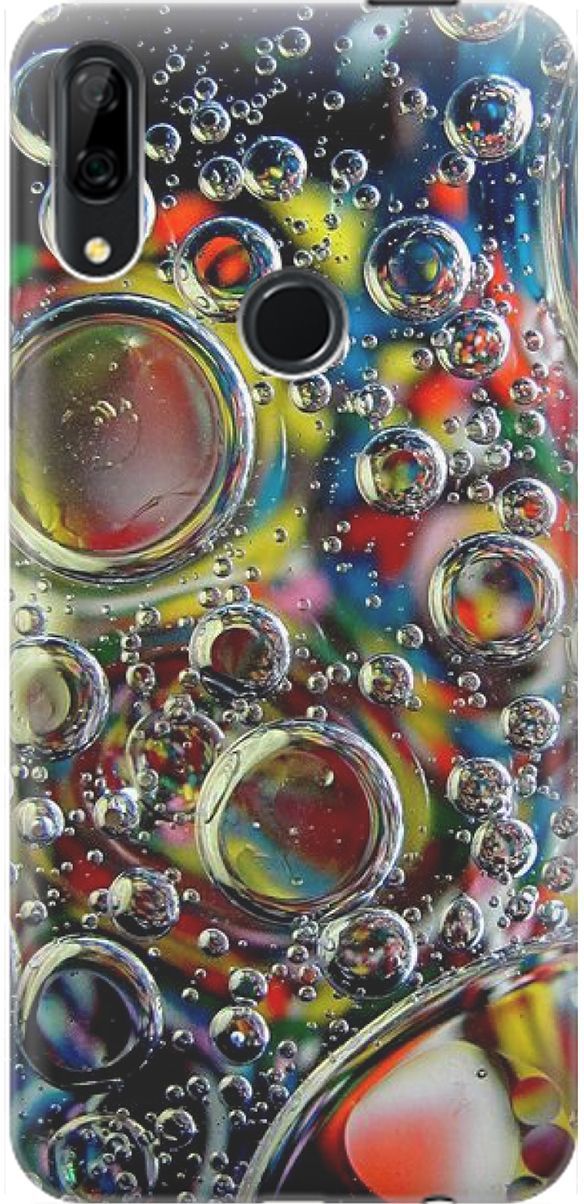 

Чехол на Honor 9X/9X Premium/Huawei P Smart Z/Y9 Prime (2019) "Маленькие пузырьки", Желтый;красный, 1462