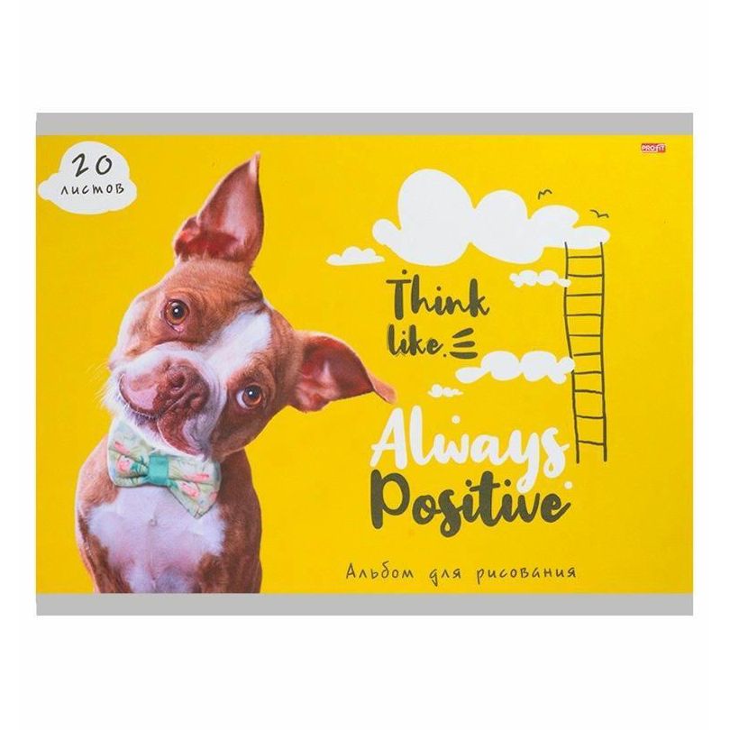 

Альбом для рисования Собачка-аристократ А4 20 листов