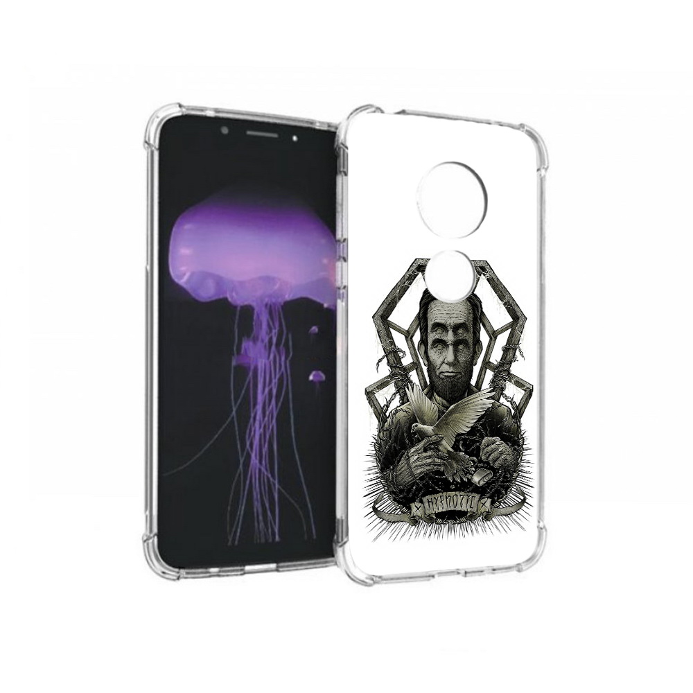 

Чехол MyPads Tocco для Motorola Moto G7 франклин абстракция (PT123662.354.662), Прозрачный, Tocco