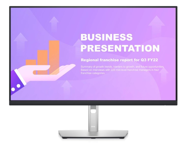 

Монитор Dell P2722HE 27" черный, серебристый (P2722HE), P2722HE