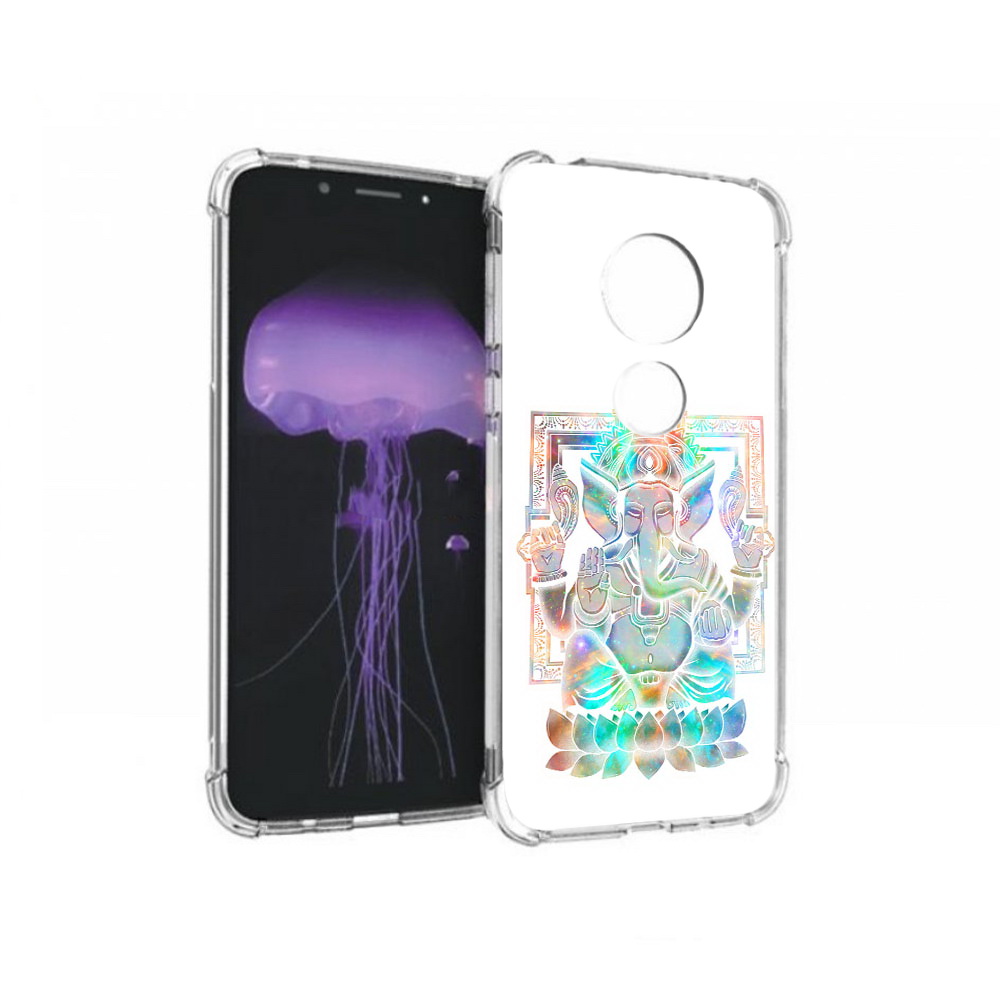 

Чехол MyPads Tocco для Motorola Moto G7 умный слон (PT123662.354.654), Прозрачный, Tocco