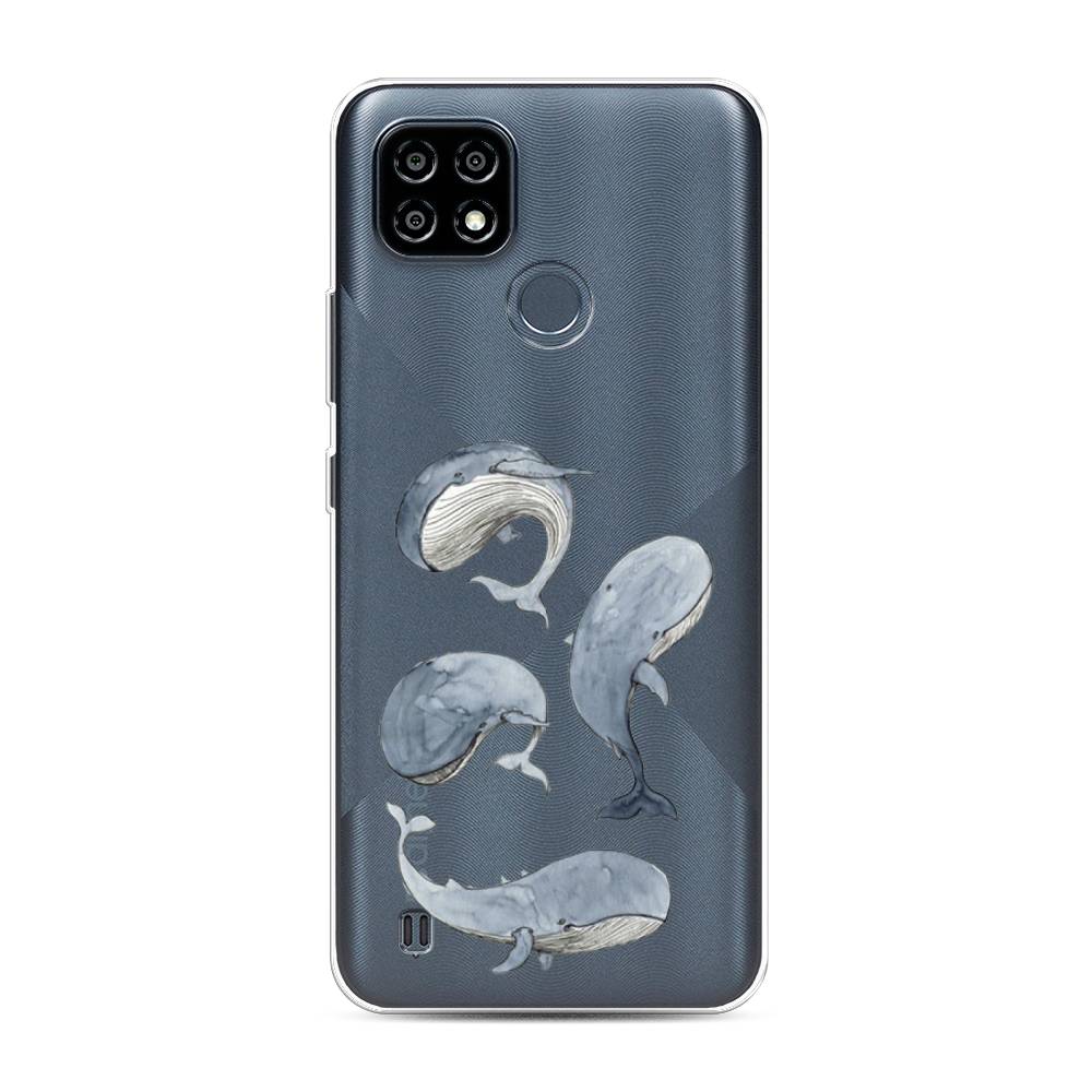 

Чехол Awog на Realme C25Y "Киты", 2510950-1
