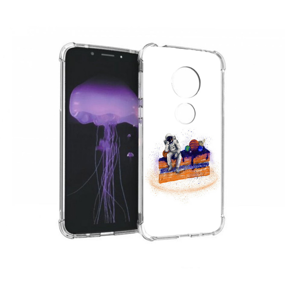 

Чехол MyPads Tocco для Motorola Moto G7 торт с планетами (PT123662.354.648), Прозрачный, Tocco