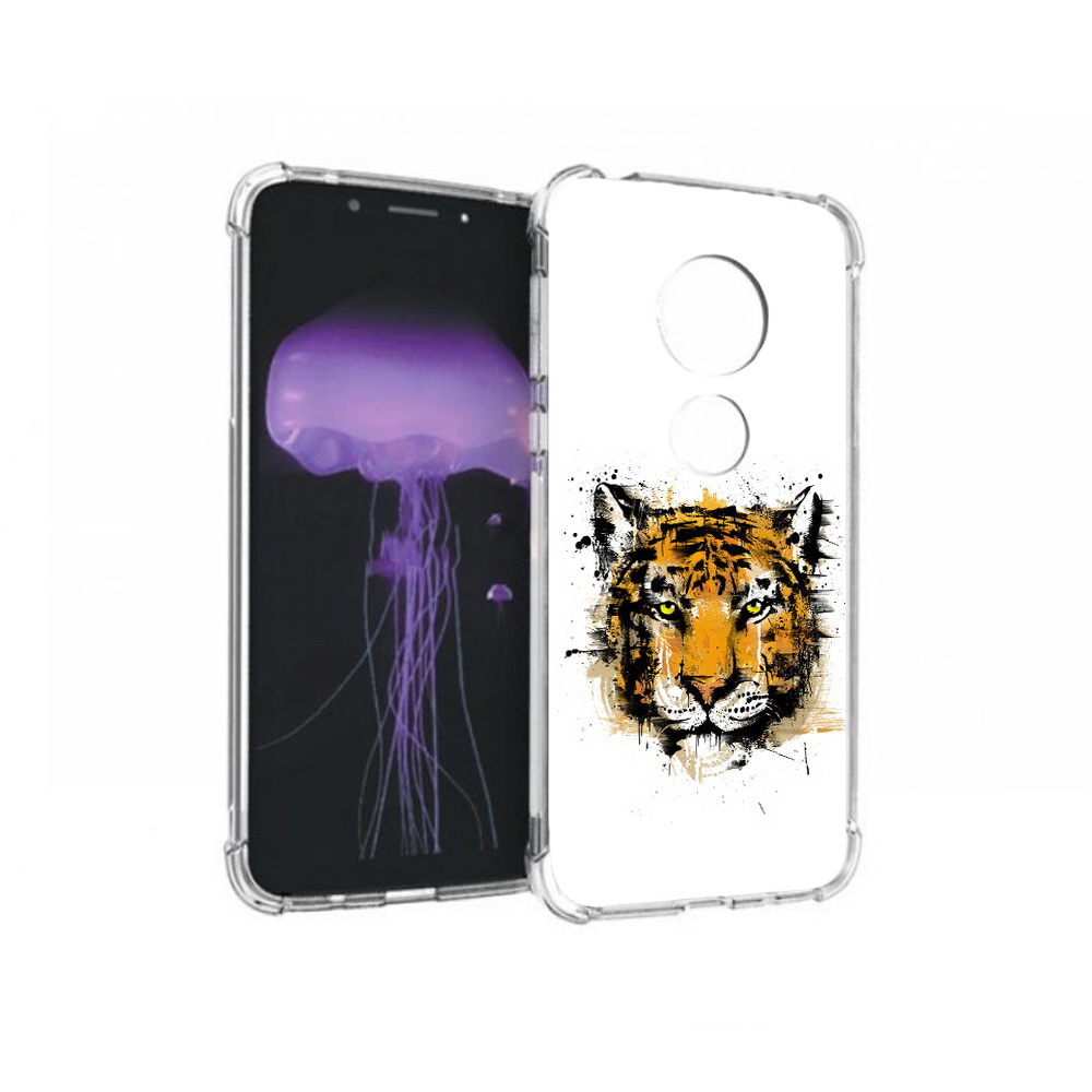 

Чехол MyPads Tocco для Motorola Moto G7 тигруля (PT123662.354.643), Прозрачный, Tocco
