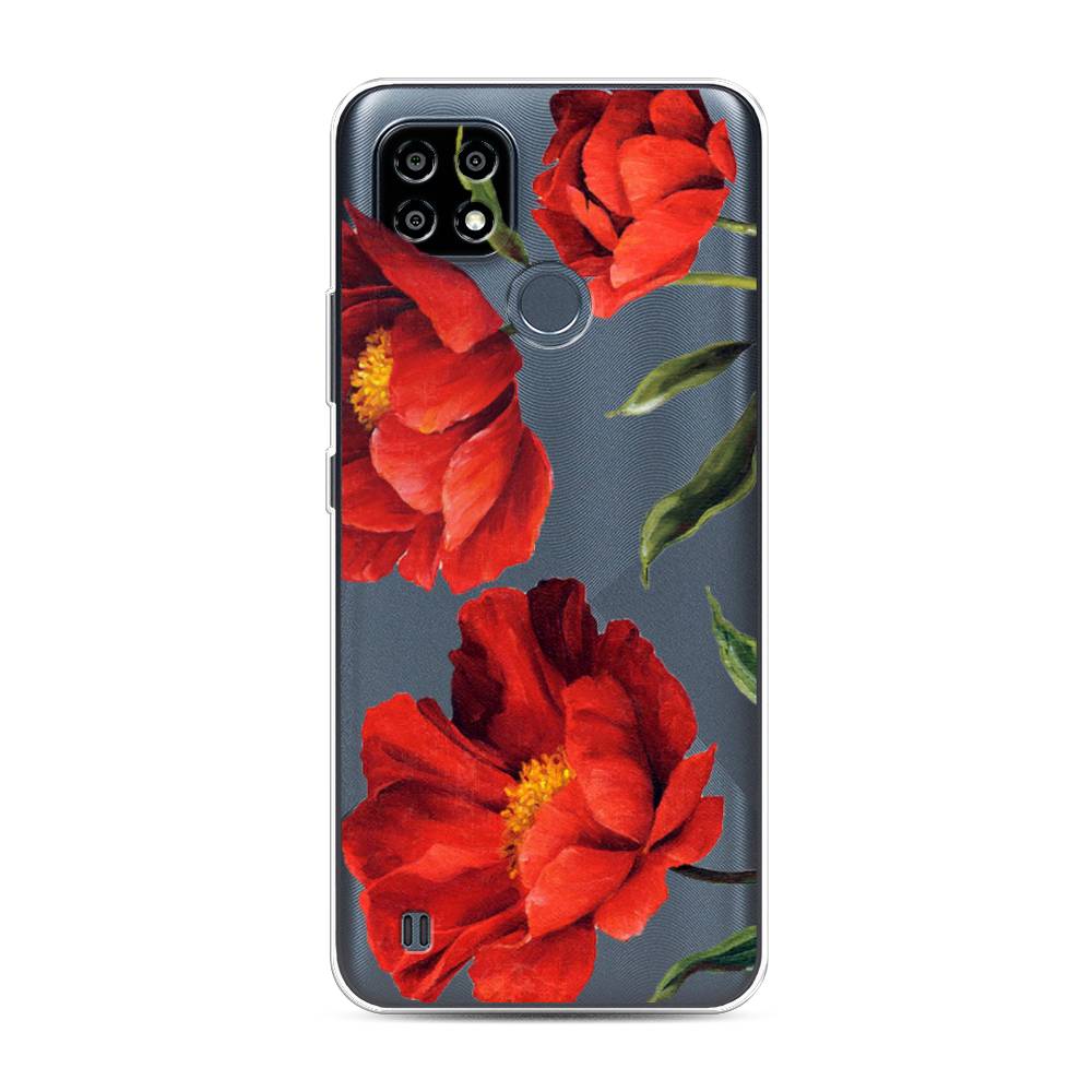 

Чехол Awog на Realme C25Y "Красные маки", 2510950-8