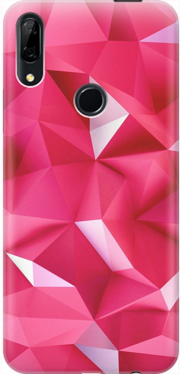 

Чехол на Honor 9X/9X Premium/Huawei P Smart Z/Y9 Prime (2019) "Малиновые ромбы", Красный;розовый, 1898