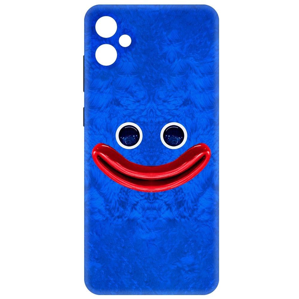Чехол-накладка Soft Case Хаги Ваги - Веселый Хаги Ваги для Samsung Galaxy A05 черный