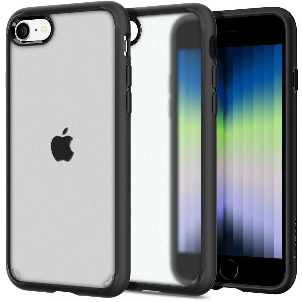 

Чехол Spigen для iPhone SE (2022/2020)/8/7 - Ultra Hybrid - Черный - ACS04353, Ultra Hybrid