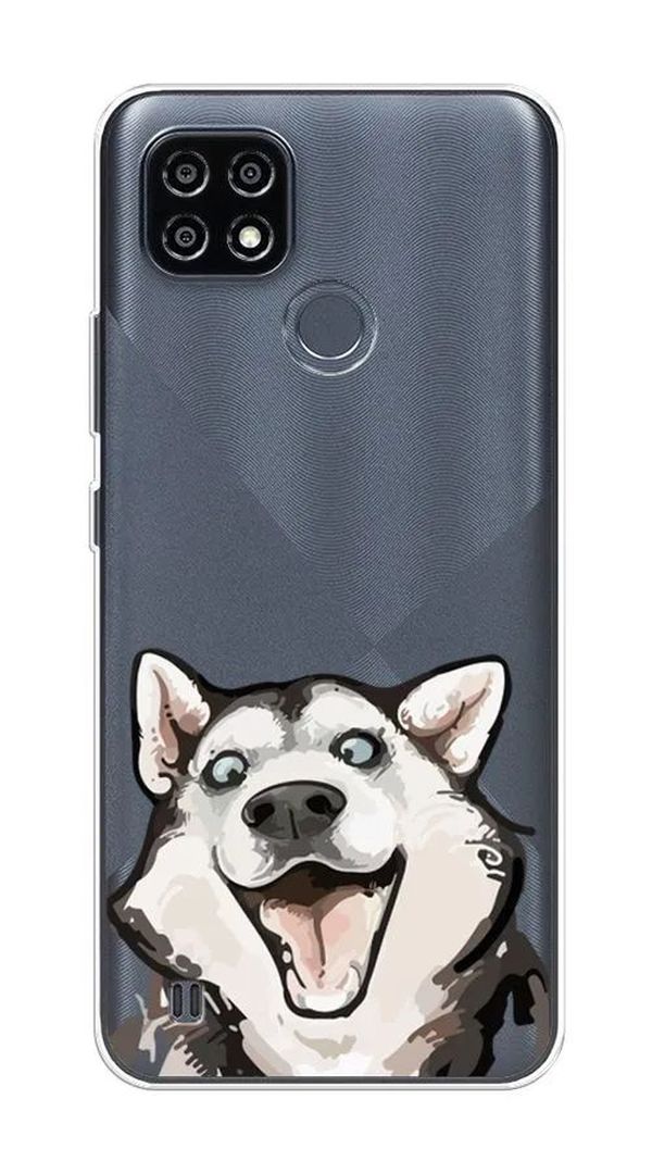 

Чехол Awog на Realme C25Y "Радостный хаски", Разноцветный, 2510950-1